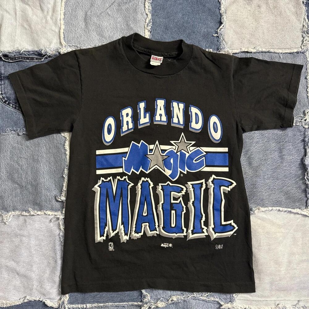 90S Orlando Magic T Shirt Black Small Usa Single Stitch Tee
